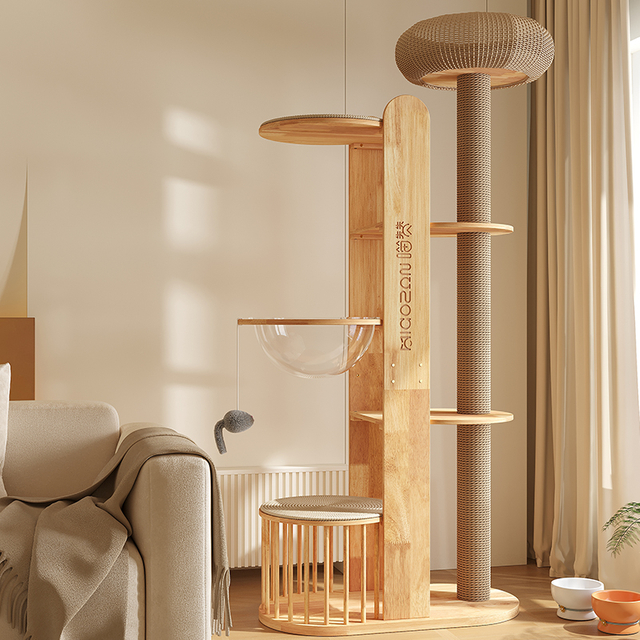 YunLan Premium Cat Tree with Customizable Scratching Posts