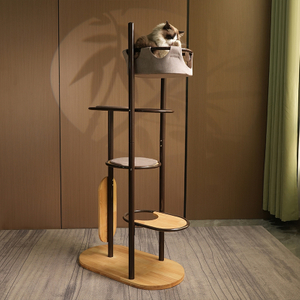 Sleeping Basket Premium Cat Tree with Carbon Steel Frame