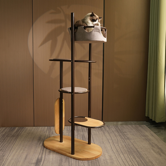 Sleeping Basket Premium Cat Tree with Carbon Steel Frame