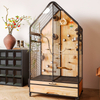 Premium Wooden Large Bird Cage with Steel Frame