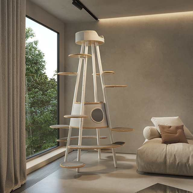 Jumping Premium Cat Tree with Carbon Steel Frame