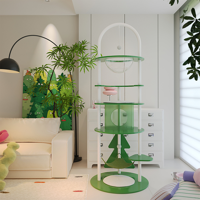 Bower Series Premium Cat Tree with Acrylic Boards