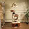 Geometry Premium Cat Tree with Felt and Wooden Layers